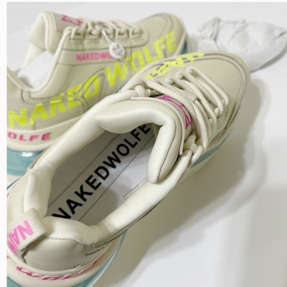 NAKED WOLFE DEAD STOCK* HOTTEST INFLUENCER SNEAKERS EVA! SZ 9 (Fits 8-9.) *Read* - Picture 9 of 10